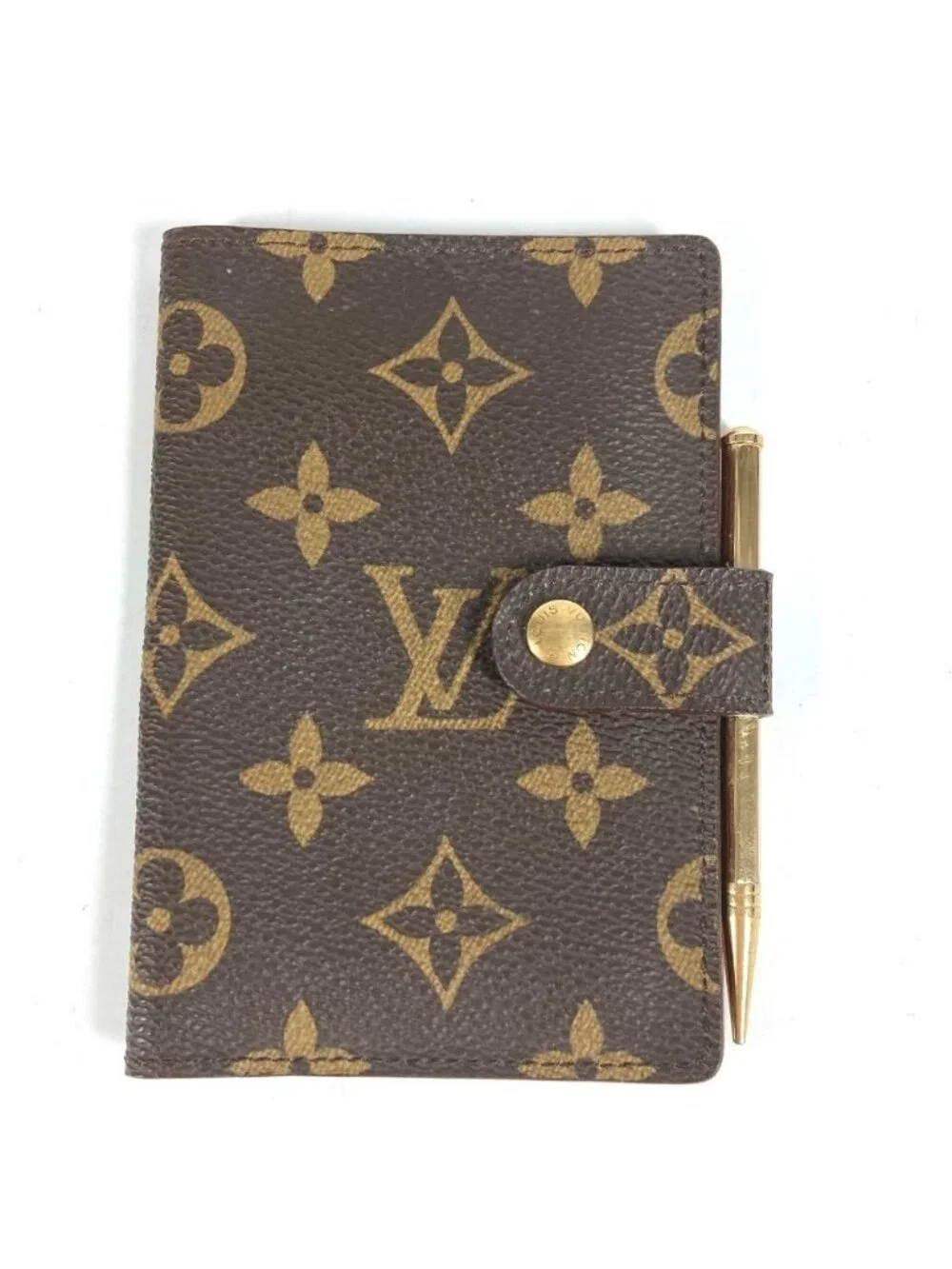 Louis Vuitton Notebook Cover Agenda Mini Monogram Canvas Brown